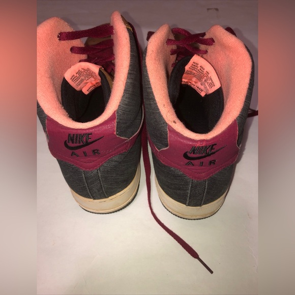 Men’s Size 15 US- Nike Air Force 1 High '07 07 Ale Brown Red 2013 - Picture 4 of 10